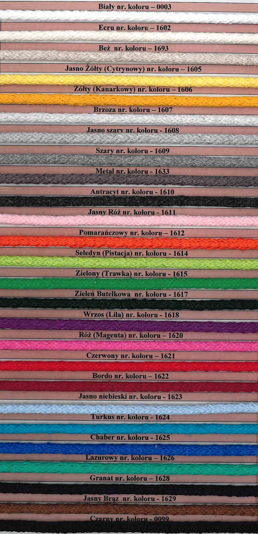 Medvilnė virvutė su šerdimi